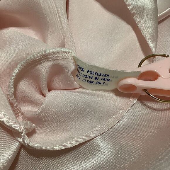 Vintage Princesscore Coquette Romantic Pink Lace Cami and Robe Sleep Set Medium - Picture 5 of 12